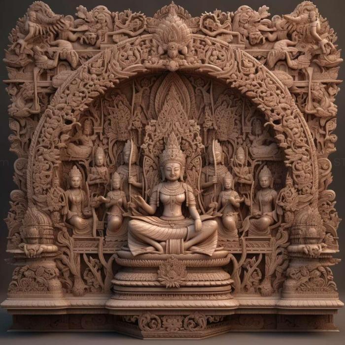 Games (Arhant Buddhist 3, GAMES_3927) 3D models for cnc